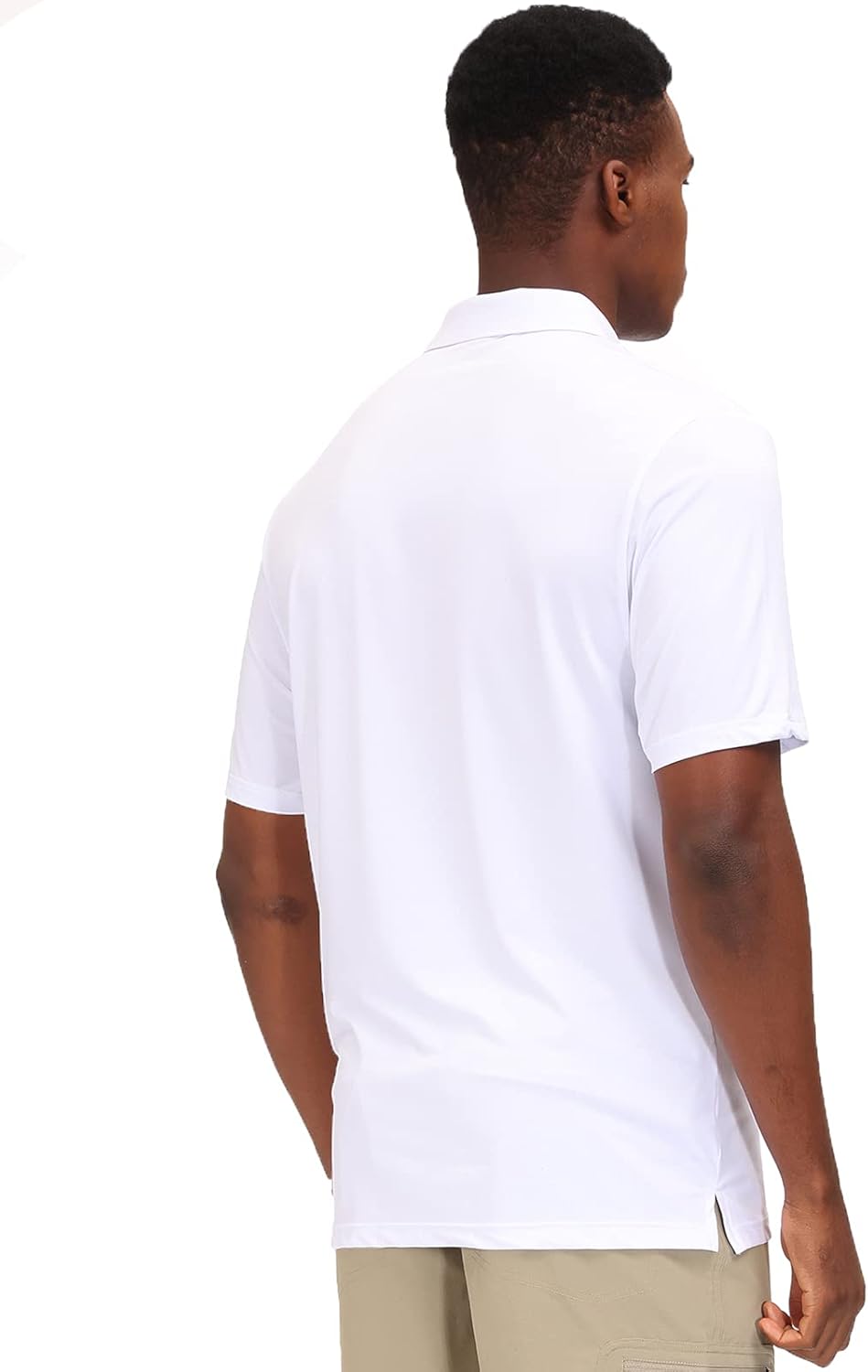 MIER Men's Golf Polo Shirt Short Sleeve Sun Protection Outdoor Sport Shirts Quick Dry: Clothing