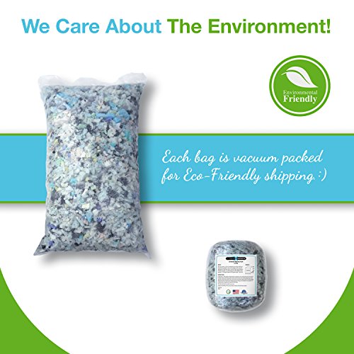 Xtreme Comforts Bean Bag Filler w/ Shredded Memory Foam Filling