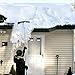 Ohuhu Roof Rake for Snow Removal, 20 FT Adjustable Telescoping Snow Rake with Aluminum Alloy Extendable Pole & Convenience Twist-N-Lock Design, Roof Snow Shovel Snow Remover with 25
