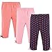 Hudson Baby Unisex Baby Cotton Pants and Leggings Hearts, 3-6 Months
