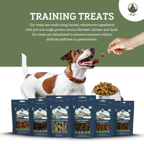 Pet Natural Farm Chicken Training Treats for Dogs, Made with 100% Single Ingredient and Gently Air Dried Dog Treats, (100g)