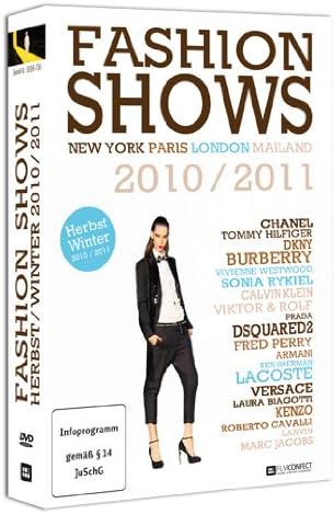 Fashion Shows Herbst/Winter 2010/2011 (4 DVD-Box) - Designer und Topmodels auf den Laufstegen der Modemetropolen London, Paris, Mailand und New York!