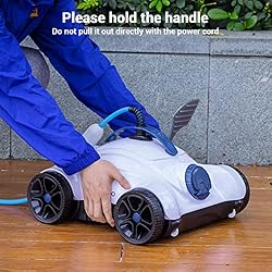 Robotic Pool Cleaner, Wired Automatic Pool