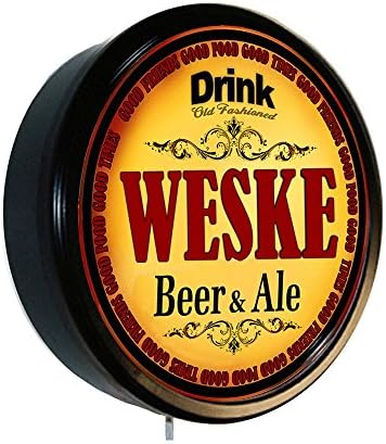 Goldenoldiesclocks WESKE Beer and Ale Cerveza Lighted Wall Sign