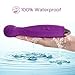 Oopsix Handheld Body Wand Massager Cordless - Mini Massage Wand - 9 Powerful Speed Quiet - Waterproof Personal Massager Rechargeable for Women Ladies Travel Massager(Purple)