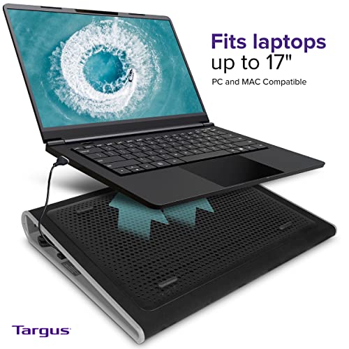 Targus 17 inch Dual Fan Lap Chill Mat Soft Neoprene Laptop Cooling