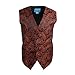 EGC1B01-03 Multi Mens Paisley Waistcoat Woven Microfiber S-3XL Vest By Epoint