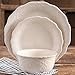 The Pioneer Woman Cowgirl Lace 12-Piece Dinnerware Set - Linen