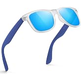 FEIDUSUN Sunglasses Men Polarized Sunglasses for Mens and Womens,Black Retro Sun Glasses Driving Fishing UV Protection