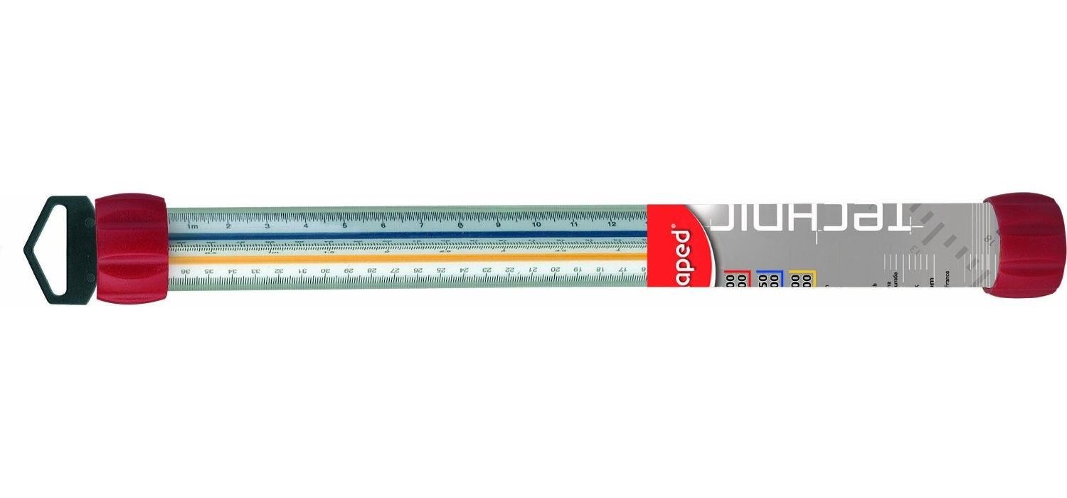 Maped 1:500 to 1:2500 Scale Triangular Ruler, 240115