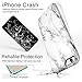 AknaCase Case Compatible with iPhone 6/6s, Marble Design, High Impact Flexible Silicon Cover (25-U.S)