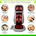 Shiatsu Massage Cushion with Heat - Full Back, Neck and Thigh Vibration Massager Seat with Remote Control - Targeted Deep Kneading - Soothes, Relaxes and Relieves Aches and Pains - by COMFYSURE