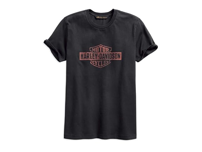 Harley-Davidson Cracked Print Slim Fit Tee T-Shirt, 96521-19VM, S