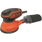 BLACK+DECKER Orbital Sander, 5-inch Disc Sander, Corded (BDERO600)