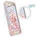 ULAK S7 Case, Galaxy S7 Case, 3 in 1 Hard PC+Soft Silicone Hybrid Dust Scratch Resistance Protective Cover for Samsung Galaxy S7 (Minimal Stripes Rose Gold) Will not Fit S7 Edge