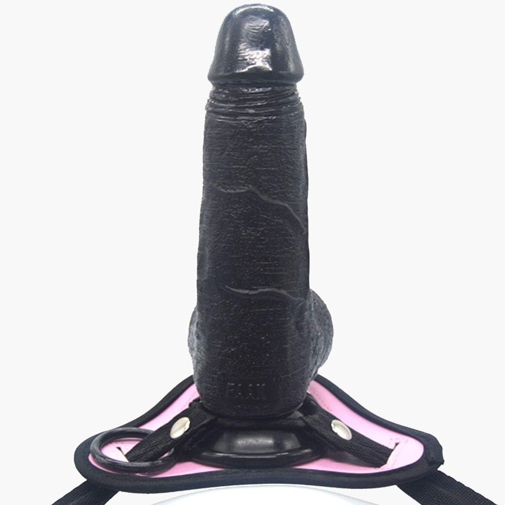 Giovanj Realistic Hollow Sleeve Stráp ôn Pèggīng Hárness for Couples Beginner Men 8.23 Inch Private Toy