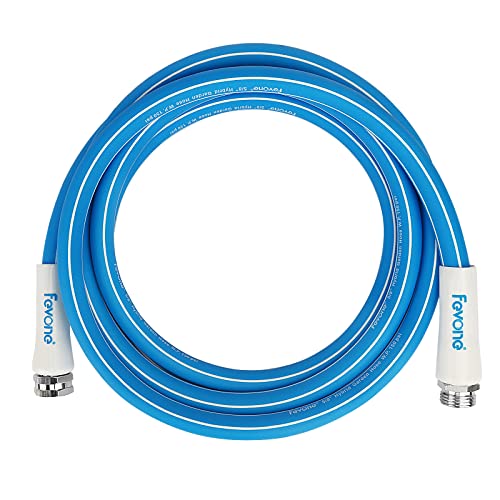 Fevone Garden Hose 12 ft Short Water Hose Leader Hose Heavy Duty Garden