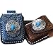Genuine Leather Heavy Duty Pouches Lighter Holder Case Hand Made Pouch-Eye of Sea-Coffeethumb 2