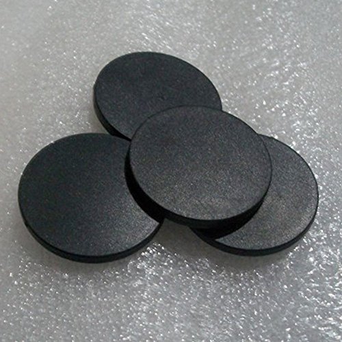 Sky Fish Round Felt Pads Self Adhesive Furniture Pads Fiber Felting Heavy Duty Protectors Pads For Furniture Scratch Resistant And Wooden Floor 30 Pieces Black