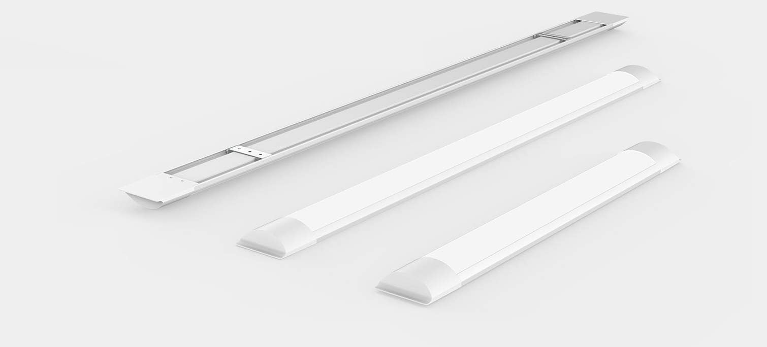 Slimline Integrated LED Batten Ceiling Light Fitting Low Profile 2,3,4 Ft (3 Ft)