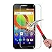 OMOTON Alcatel A30 Screen Protector [2 Pack]- [9H Hardness] [2.5D Rounded Edges] [Crystal Clear] [Bubble Free] Tempered Glass Screen Protector for Alcatel A30, 5.0 inch