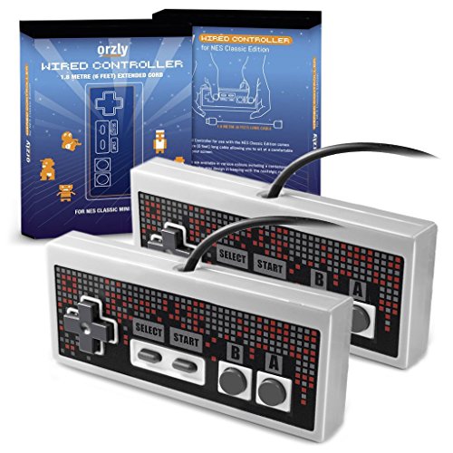 Orzly Essentials Accessory Pack for Nintendo NES Classic (NES Mini