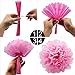 KUNGYO 40th Birthday Decorations Kit-Rose Gold Happy Birthday Banner- Giant Number 40 and Star Helium Foil Balloons, Ribbons, Paper Pom Flowers, Latex Balloons, Elegant Party Supplies for Women