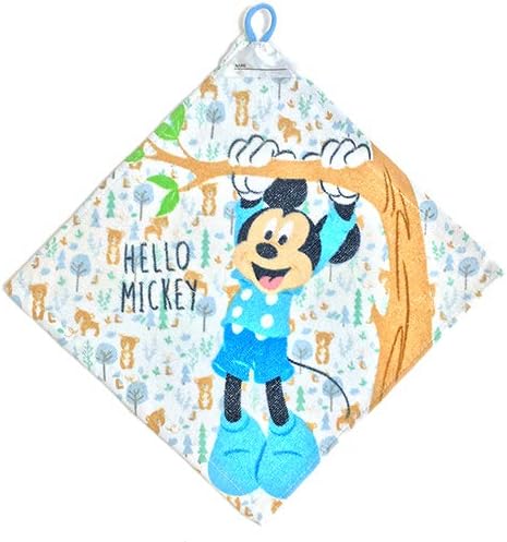 Amazon ディズニー Disney ループタオル 30 30cm タオル ハンドタオル お手拭き ひも付き ネームタグ付き 名前スペース キッズ 子供 幼児 男の子 女の子 キャラクター 通園 入園 保育園 幼稚園 学用品 A ミッキーマウス ハンドタオル ホーム キッチン オンライン通販