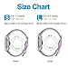 Coperr 4 Packs Bands Compatible with Fitbit Versa/Fitbit Versa 2/Fitbit Versa Lite for Women Men, Narrow Slim Soft Silicone Replacement Wristband for Fitbit Versa Smart Watch with Buckle Design