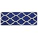 Uphome Moroccan Patten Extra Long Bathroom Rug, Microfiber Washable Non-Slip Soft Absorbent Decorative Bath Mats Runner Floor Mat Carpet (18