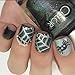 Twinkled T - Nail Vinyl Stencils for Easy Nail Art Design (Halloween)