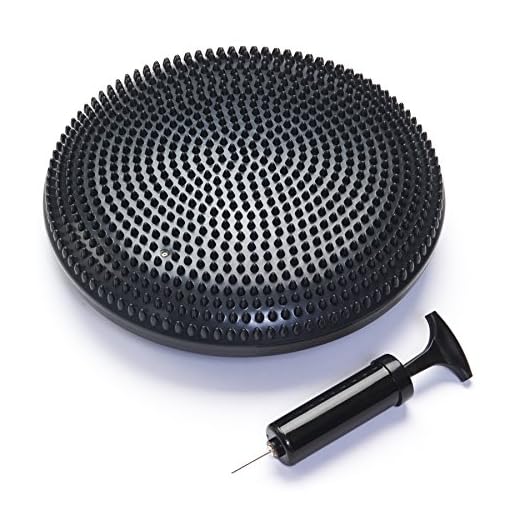 Black Mountain Products Exercise Balance Stability Disc with Hand Pump