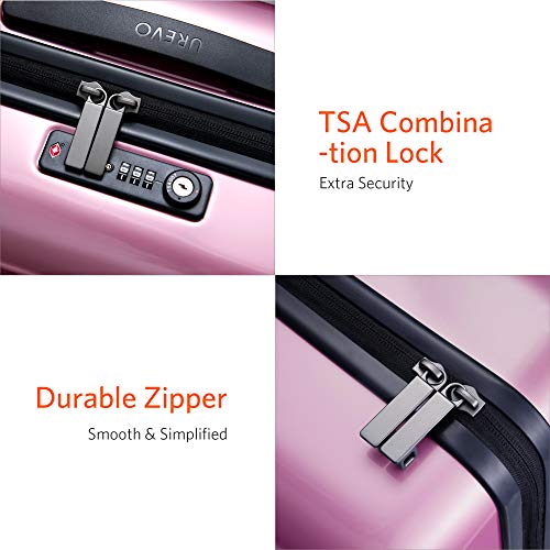 Carry on Luggage 22x14x9 with Spinner Wheels, 100