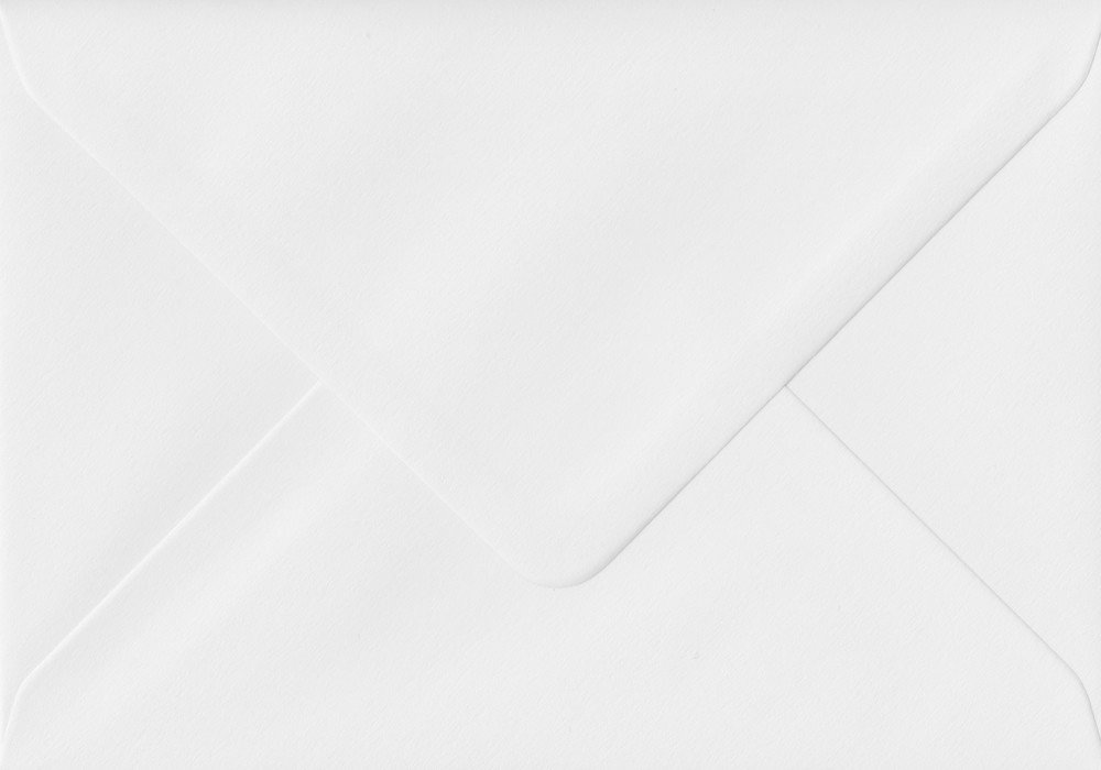 Premier Envelopes Pastel White G5-133 mm x 184 mm 100gsm Gummed Envelope (Pack of 100)