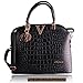 XYH PU Leather Womens Shoulder Bags Top-Handle Handbag Tote Purse Bag