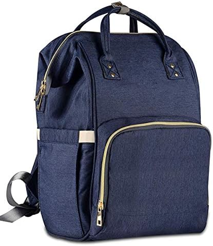 SHANBUYERS - Xplore the Unxplored Baby Diaper Bag, Mothers Maternity Bags for Travel (Dark Blue)