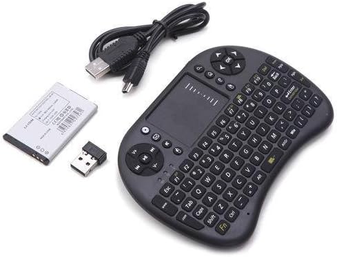 KONARRK Mini Portable Wireless Keyboard with Built-in Mouse Combo