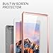 iPad Pro 9.7 Case, YOUMAKER Full-Body Heavy Duty Protective Case with Kickstand and Built-in Screen Protector for Apple iPad Pro 9.7 inch - Rose Gold/Gray