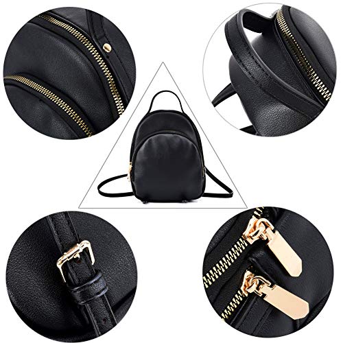 Women Backpack Purse Waterproof PU Lightweight Shoulder Bag