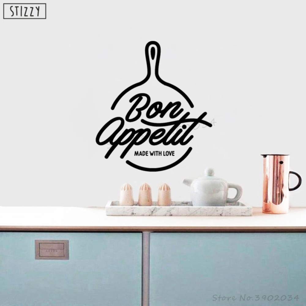 zhuziji Tatuajes de Pared Diseño de Cocina Pegatinas de Pared ...