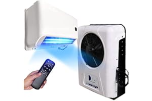 Treeligo 12V Trucks AC Rv Air Conditioner 10000BTU Low-Noise, Auto Swing Blowing, Fits Semi Trucks RV Caravan A/C Unit (12 Volts)