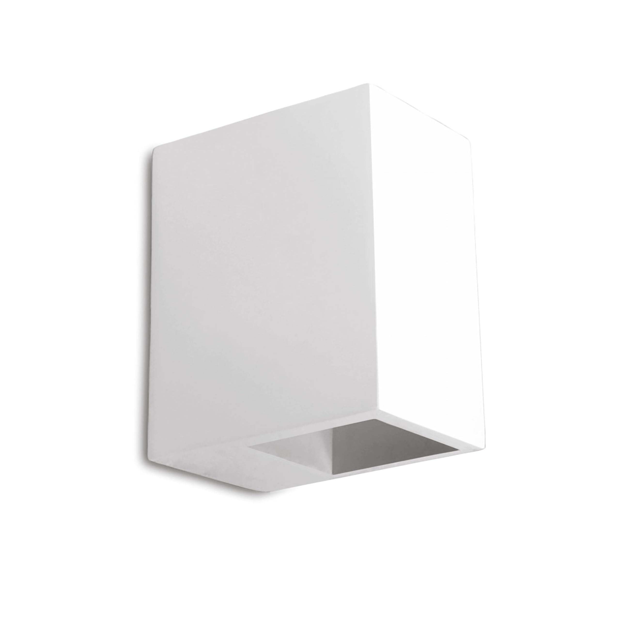 Integral LED Arta Indoor Decorative Paintable Plaster Up & Down Wall Light – Requires 1x G9 LED Bulb (Sold separately) – Match Your Interior, Ideal for Bedroom, Living Room, Hallways & Offices