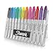 Sharpie Permanent Markers with Storage Case, Fine Point, Vibrant Colors, 12 Count