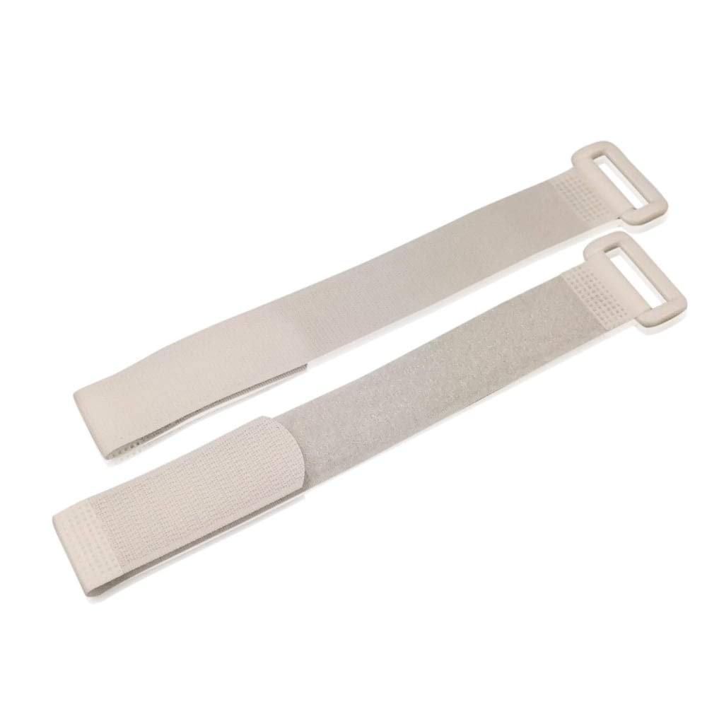 Alfatex® by Velcro® Brand White strap Cable Ties with plastick buckle, 2 pieces in pack (25mmx500mm)