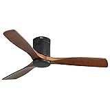 Sofucor 52 Inch Low Profile Ceiling Fan 3 Carved