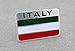 Generic Car Racing Sports Italy Flag Oblong Emblem Badge Decal Sticker