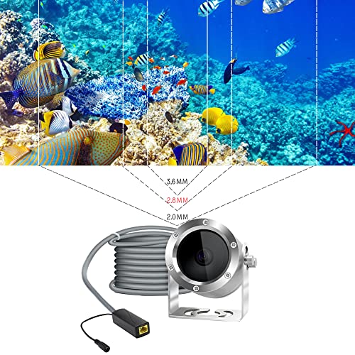 Barlus Underwater Camera, Aquarium Live Streaming Pond 5MP Camera with