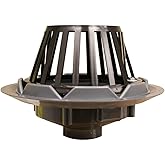 Jones Stephens R18014 3 PVC ROOF Drain With Plastic DOME