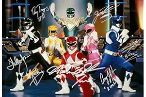 GENERIC Jason David Frank - "Mighty Morphin Power Rangers" Reprint/Reproduction (RP), Preprint (PP) Signed Autograph Autographed Photo Photograph Print (8x12-inch) Amy Jo Johnson, Austin St. John, Walter