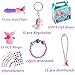 Mermaid Birthday Party Supplies Favors Kit - Total 84 Pcs- Bracelets, Goodie bags, Keychains, Rings, HairClips, Tattoos, Hairbands, Birthday Gifts For Girl Kids Party Accessories - Serves 12
